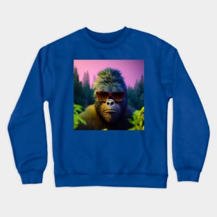 Dope Sasquatch in Nature Crewneck Sweatshirt